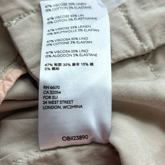 Anthropologie Megan High Rise Patch Pocket Shorts. Tan. Size 29. - Picture 11 of 13